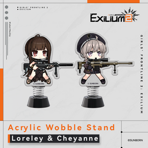 Loreley & Cheyanne - Acrylic Wobble Stand - Exilium at   GIRLS' FRONTLINE OFFICIAL STORE |  