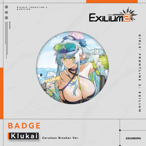 Klukai (Cerulean Breaker Ver.) - Velcro Patch & Acrylic Charm & Badge -  Exilium at   gfl-store |  