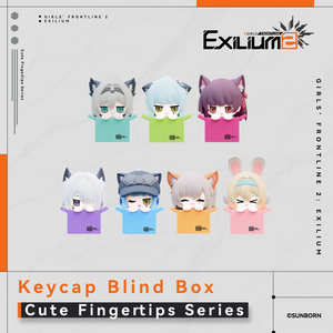 Cute Fingertips Series - Chibi Keycap Blind Box - Exilium at   GIRLS' FRONTLINE OFFICIAL STORE |  