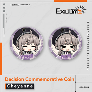 Cheyanne - Decision Commemorative Coin - Exilium at   GIRLS' FRONTLINE OFFICIAL STORE |  