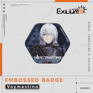 Voymastina & Alva - Embossed Badge - Exilium at   gfl-store |  