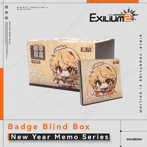New Year Memo Series - Badge Blind Box - Exilium at   GIRLS' FRONTLINE OFFICIAL STORE |  