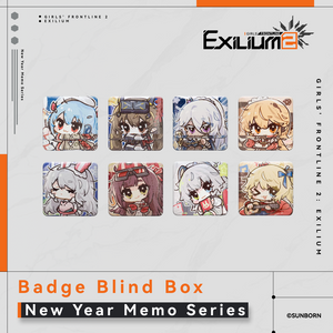 New Year Memo Series - Badge Blind Box - Exilium at   GIRLS' FRONTLINE OFFICIAL STORE |  