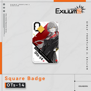 [Pre-order] After-School Operation Series - Square Badge - Exilium at   GIRLS' FRONTLINE OFFICIAL STORE |  