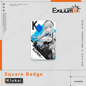 [Pre-order] After-School Operation Series - Square Badge - Exilium at   GIRLS' FRONTLINE OFFICIAL STORE |  
