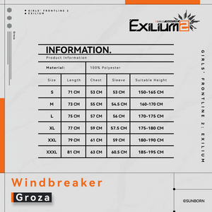 Groza - Character Theme Jacket - Exilium at   GIRLS' FRONTLINE OFFICIAL STORE |  