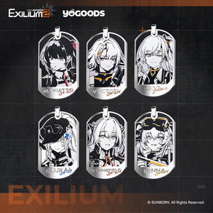 [Pre-order] Synergy Resupply - Character Metal Dog Tag Keychain - Exilium YOGOODS at   GIRLS' FRONTLINE OFFICIAL STORE |  