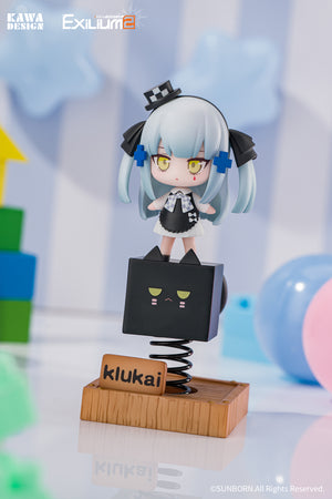 [Pre-order] Klukai (Black Cat Ver.) - Wobble Spring Mini Figure - Exilium Kawa Design at   GIRLS' FRONTLINE OFFICIAL STORE |  