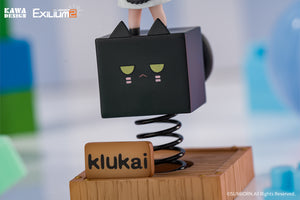 [Pre-order] Klukai (Black Cat Ver.) - Wobble Spring Mini Figure - Exilium Kawa Design at   GIRLS' FRONTLINE OFFICIAL STORE |  